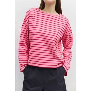 NEW ALL : ROW moore striped top in pink